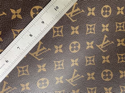 louis vuitton leather fabric printed